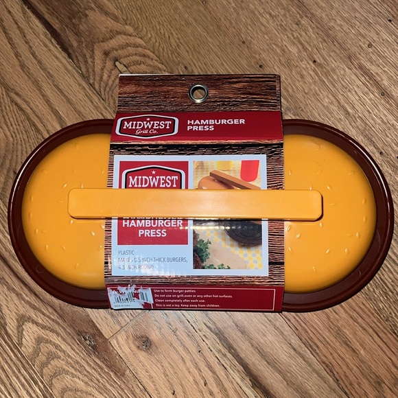 NWT Hamburger Press Make Perfect Formed 0.5" Thick 4.5" Round Midwest Grill - Picture 2 of 6